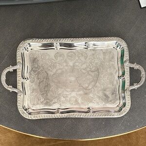 Vintage Godinger Silver Plate Tray